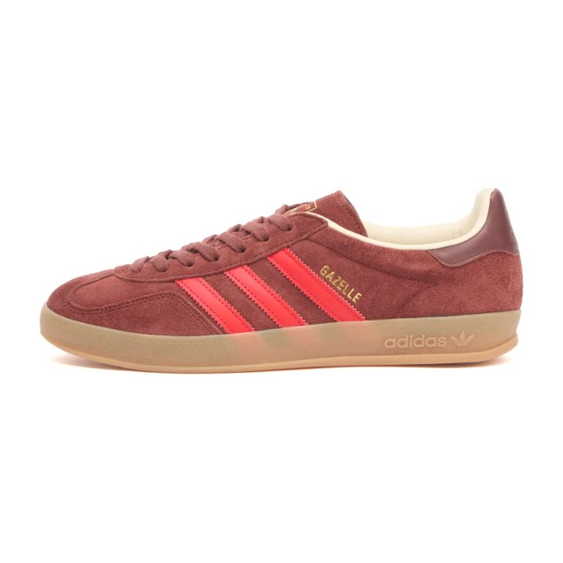 Adidas Originals Gazelle Indoor Fox Brown, Red & Gum trainers — £43 in the sale at END. Clothing