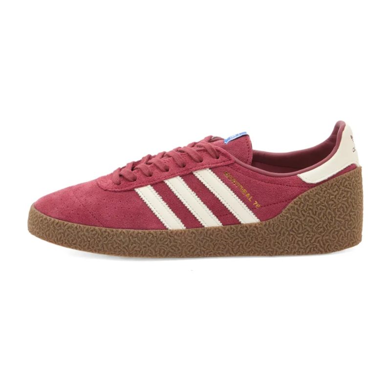 Adidas Originals Montreal 76 Noble Maroon & Off White trainers — £44 in the sale at END. Clothing