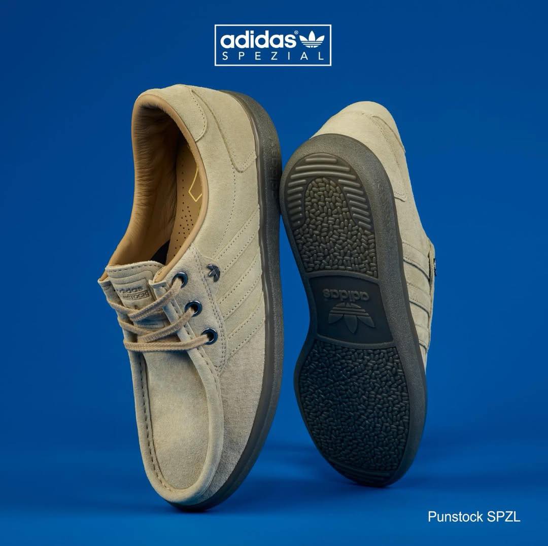 Adidas Punstock II SPZL Beige Tan KK3672 — SS26 available now UK football casuals