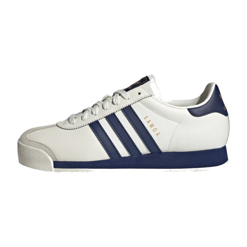 Adidas Originals Samoa Off White / Dark Blue — new football casuals trainers for 2026, available at JD Sports