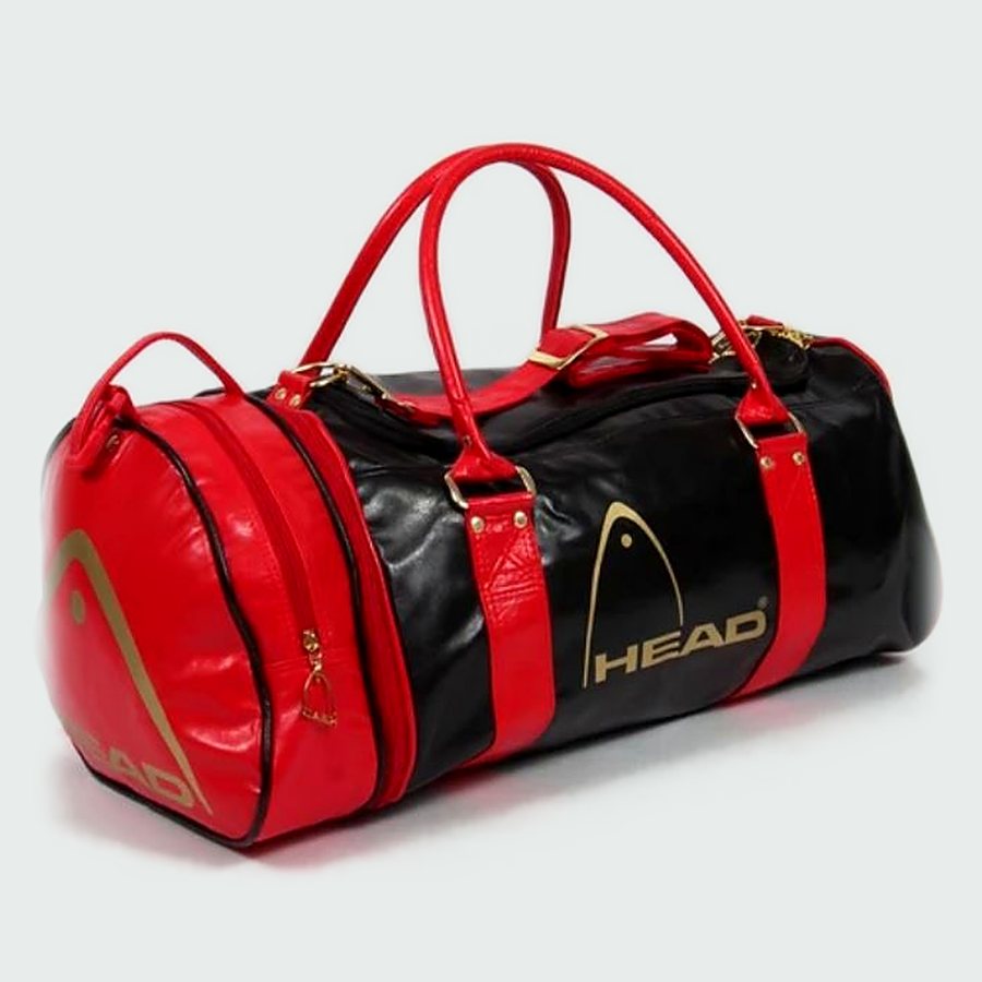 Head Monte Carlo holdall in black and red with gold Head logo